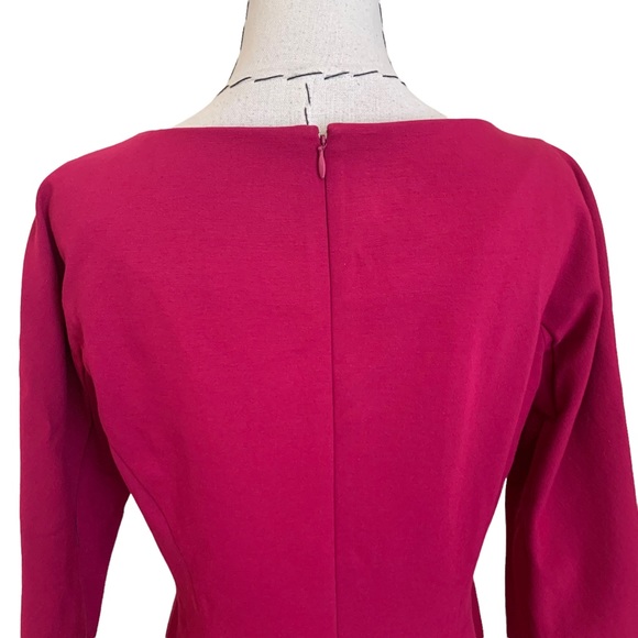 Classic Lafayette 148 New York Sheath Dress Pink sz Small - Picture 8 of 12